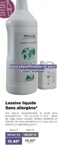 Texam TEXAM Lessive liquide offre