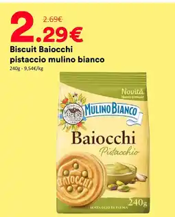 Hmarket Mulino bianco biscuit baiocchi pistacchio offre