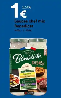 Hmarket Benedicta sauces chef mix offre