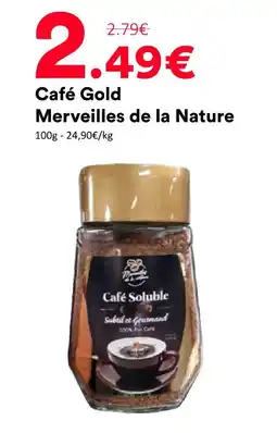 Hmarket Merveilles de la nature café gold offre