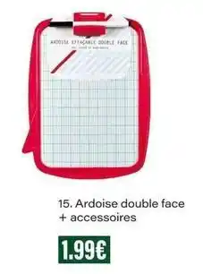 Monop' 15. ardoise double face + accessoires offre