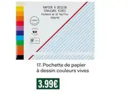 Monop' Papier à dessin couleurs vives offre