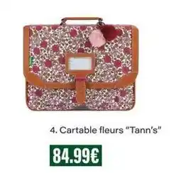Monop' Cartable fleurs tann's offre