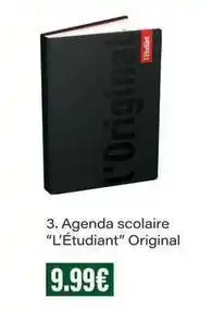 Monop' Agenda scolaire lletudiant original offre