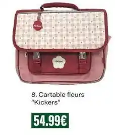 Monop' Cartable fleurs offre