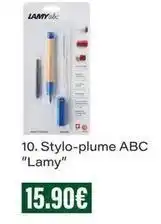 Monop' Stylo-plume abc lamy offre