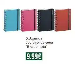Monop' Exacompta - agenda scolaire iderama offre