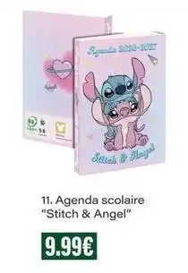 Monop' Stitch - agenda scolaire offre