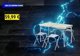 Decathlon Table de camping pliante offre