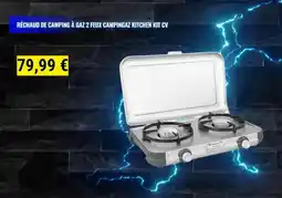 Decathlon Campingaz - rechand de camping à gaz 2 feux campinger kitchen kit cv offre