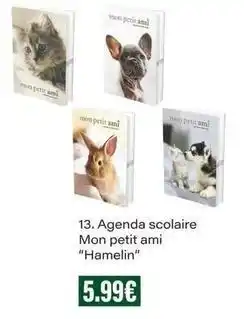Monop' Agenda scolaire mon petit ami offre