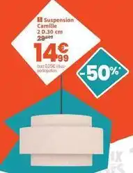 Conforama Suspension camille offre
