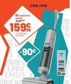 Conforama Dreame - aspirateur laveur offre