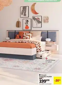 Conforama B chevets 2 cajones oprimée offre