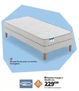 Conforama Matelas frangin 3 90x190 cm offre