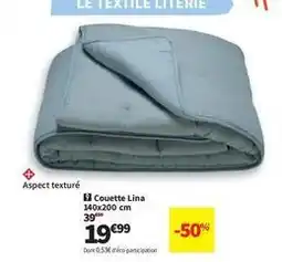 Conforama Couette lina offre