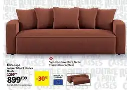 Conforama Facile - canape convertible 3 places offre