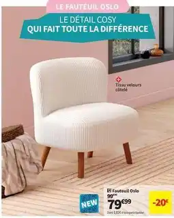 Conforama Cosy - fauteuil oslo offre