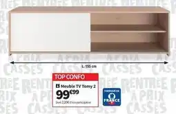 Conforama Tomy - meuble tv 2 offre