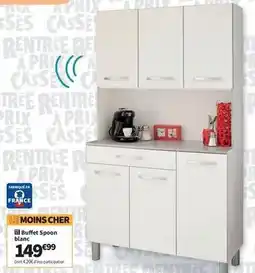 Conforama Buffet spoon blanc offre