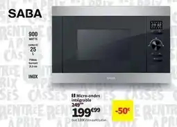 Conforama Saba - micro-ondes intégrable offre