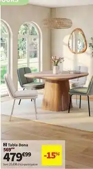 Conforama Table dona offre