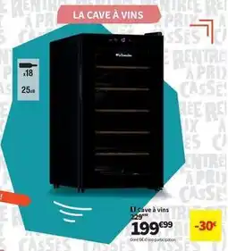 Conforama La cave à vins offre