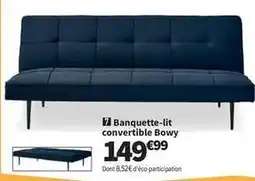 Conforama Banquette-lit convertible bowy offre