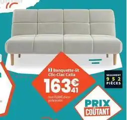 Conforama Banquette-lit clic-clac calia offre