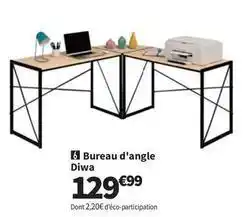 Conforama Bureau d'angle diwa offre