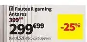 Conforama Fauteuil gaming offre