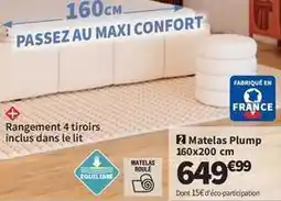 Conforama Matelas plump 160x200 cm offre