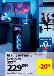 Conforama Bureau gaming level one offre