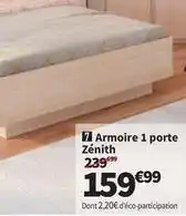 Conforama Armoire 1 porte zenith offre