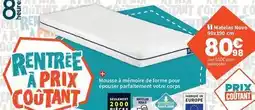Conforama Mousse à mémoire de forme pour spotsées parafiment votre corps offre