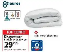 Conforama Couette nuit etoilee 140x200 cm offre