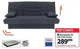 Conforama Banquette-lit clic-clac porto offre