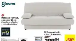 Conforama Manon - banquette-lit clic-clac 2 offre