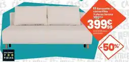 Conforama Banquette-lit convertible 3 places Verona offre