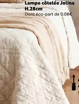 Maxi Bazar Jolina Lampe côtelée offre