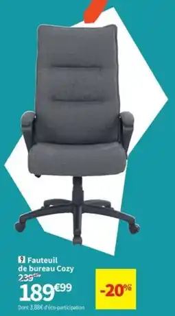 Conforama Cozy Fauteuil de bureau offre