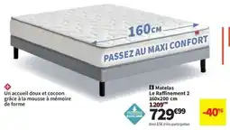 Conforama Matelas Le Raffinement 2 offre