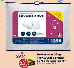 Maxi Bazar Pack couette & oreillerCouette + oreiller(s) offre