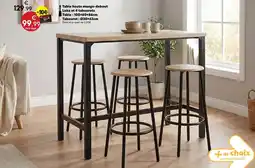 Maxi Bazar Loka Table haute mange-debout offre