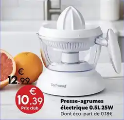 Maxi Bazar Techwood Presse-agrumes électrique offre