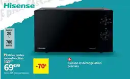 Conforama Hisense Micro ondes monofonction offre