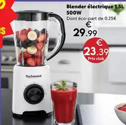Maxi Bazar Techwood Blender électrique offre