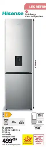 Conforama Hisense Réfrigérateur offre