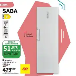 Conforama SABA Armoire offre