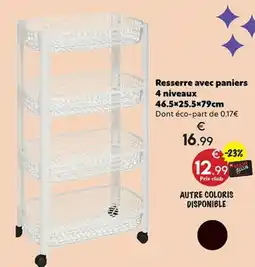 Maxi Bazar Resserre avec paniers offre